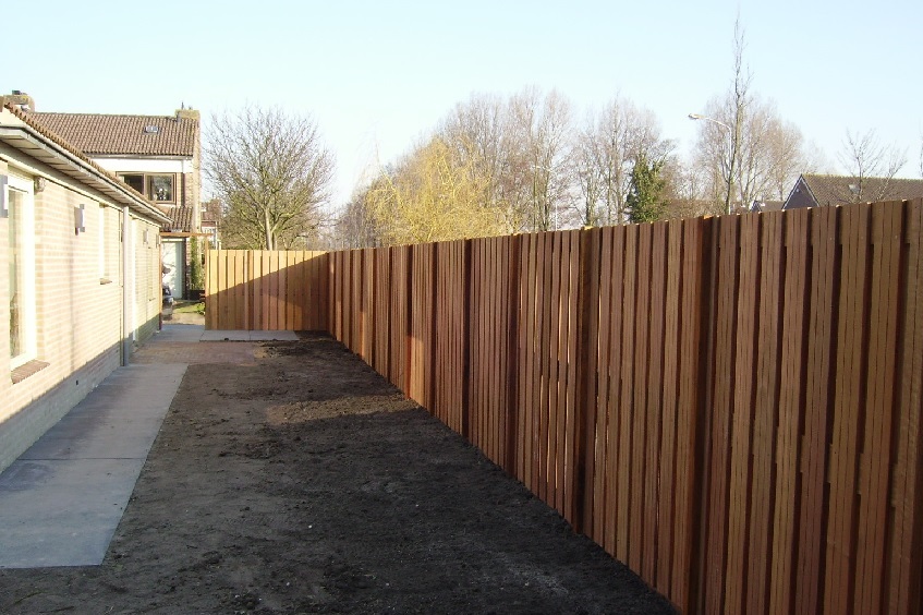 Houten tuinschutting